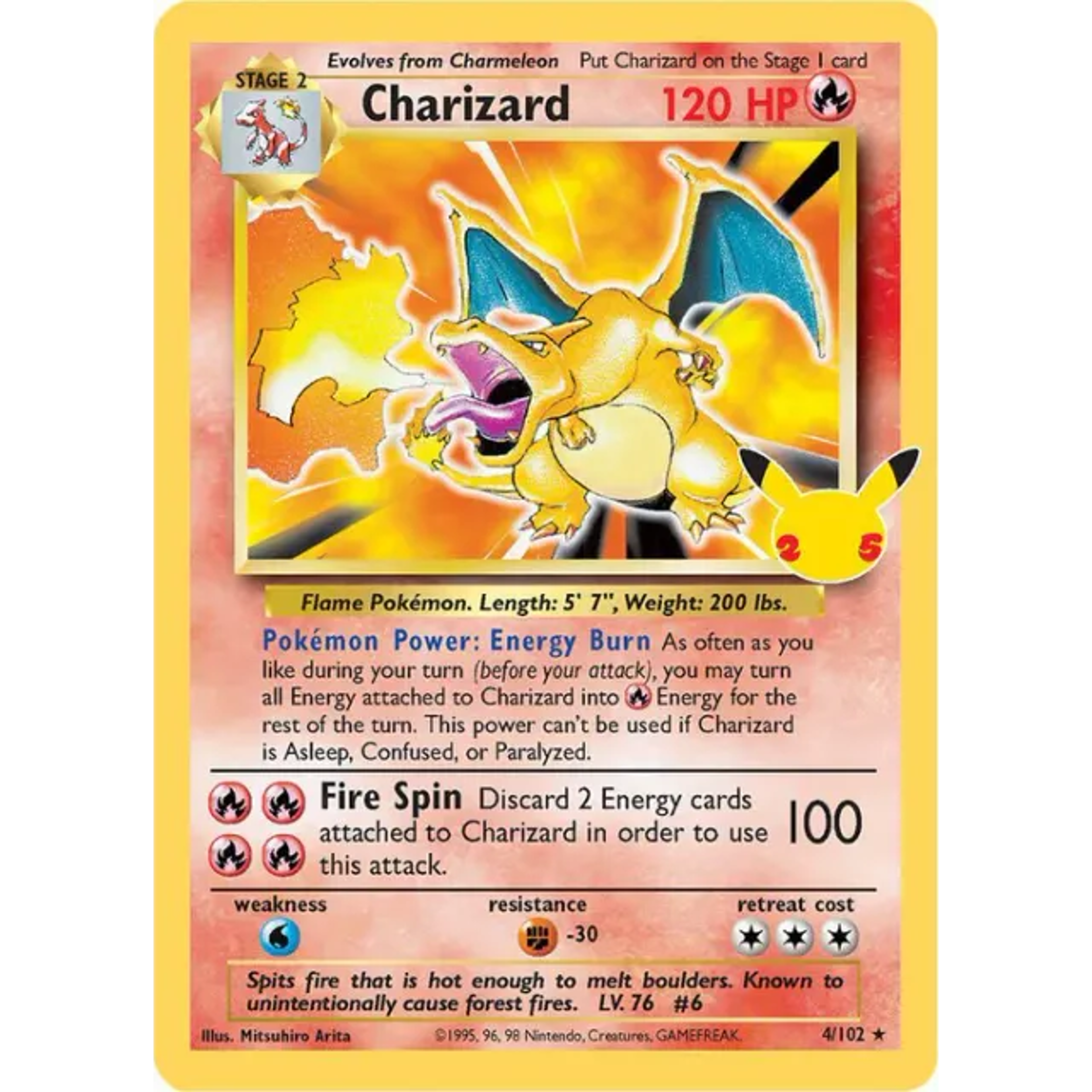Charizard 4 102 (25th)